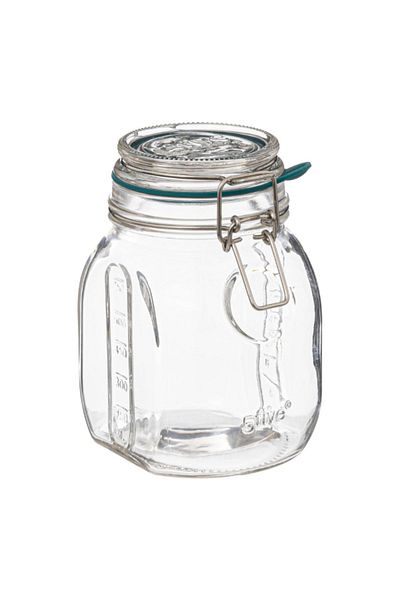 Five Simply Smart Jarro Glass Jar with Clip Closure 750ml