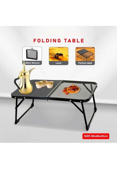 DLC Portable Camping Table, Ultralight Folding Table and Easy to Carry Bag, Ideal for Outdoor, Camping,