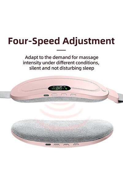 Generic Portable Electric Abdominal Heating Belt (USB) – 3 Heat Levels, 4 Massage Modes