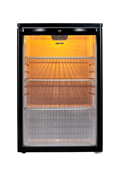 Geepas ثلاجة عرض 165 لتر 550 واط GSC1601BE-1 أسود