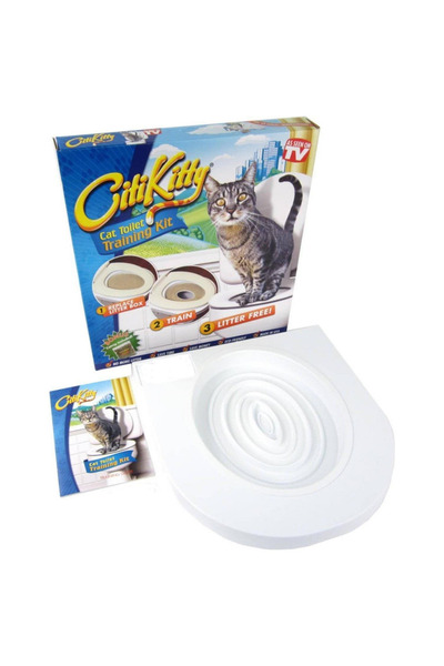 Genel Markalar Citi Kitty Kedi Tuvalet Eğitim Seti Klozet Alıştırma Aparatı