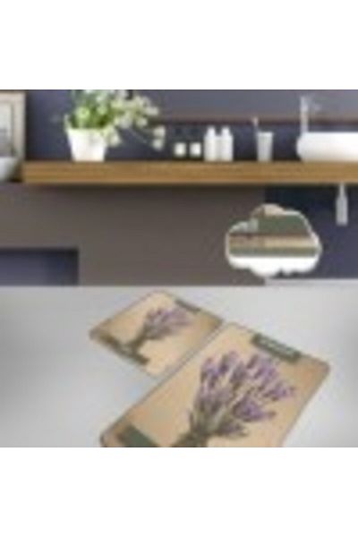 Chilai Home Set 2 Bath Mats Rectangular, Chilai Home, Smell (Lavender)