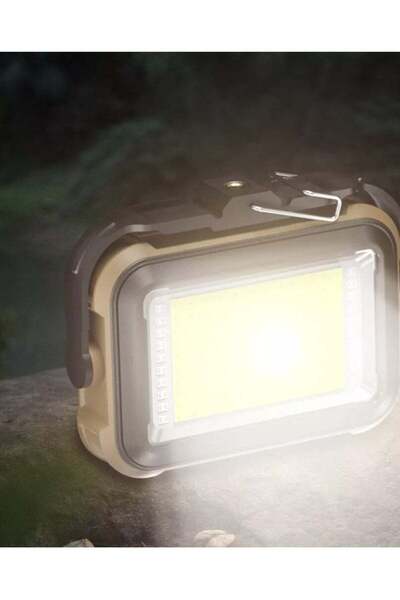 DLC 32889 Solar Work Light Construction Lamp USB Charging IPX4 Waterproof for Power Outage