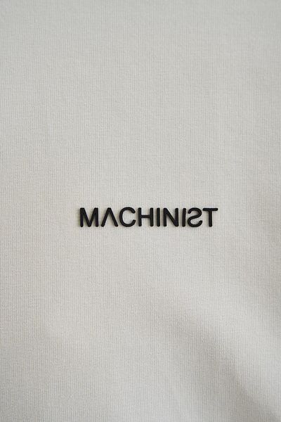 Machinist Ανδρικό μπλουζάκι Basic Solid Cotton Oversize ανοιχτό γκρι