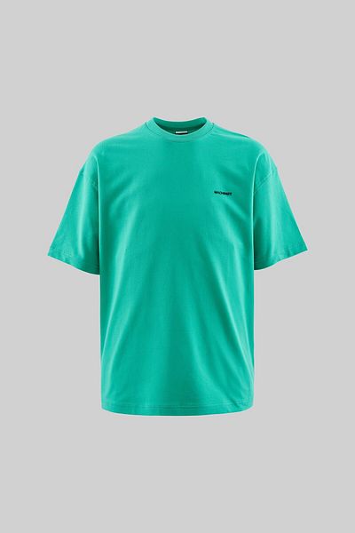 Machinist Oversize Basic Βαμβακερό T-shirt Πράσινο