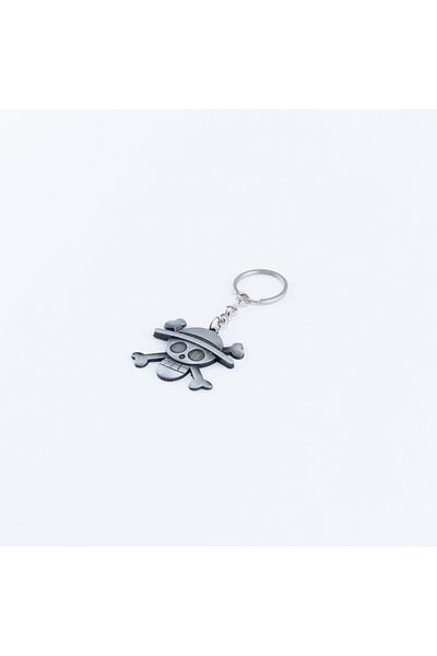 Bimotif Pirate Keychain, Gray