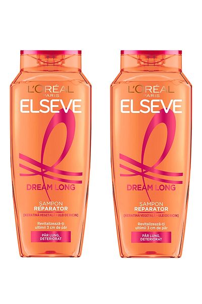 L'Oreal Paris L'Oréal Elseve Șampon Dream Long, 250 ml x 2 bucăți