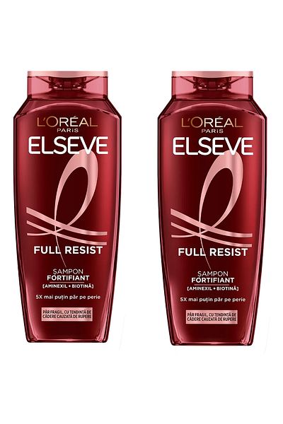 L'Oreal Paris L'Oréal Sampon Elseve Arginina Full Resist, 400 ml x 2 buc.