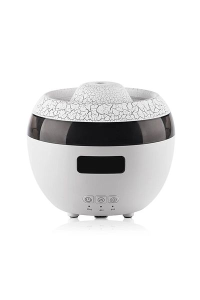 Naimeed Company Umidificator pentru aromaterapie, Naimeed D6035, Vulcan, Alb, 147x130x147mm