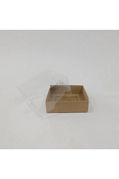 BOXSTATION 12x12x5 Asetat Kapaklı Kutu 10 Adet