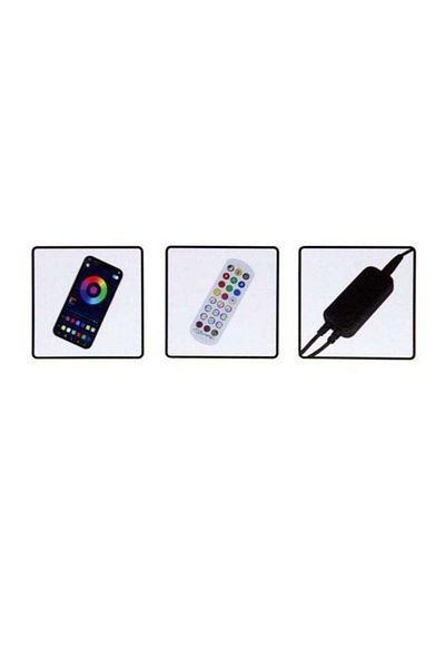 DLC LED Corner Lamp With Remote Control Multicolor