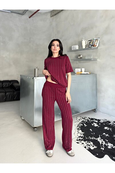 orjinal blue b Σετ ριγέ πέτρινο κάτω επάνω μέρος