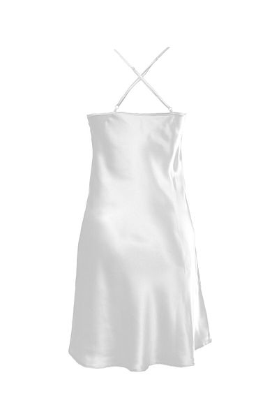 Pierre Cardin Thick Straps Lace Satin Nightgown