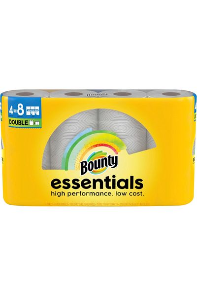 Bounty 108-Sheet Essentials High Performance Low Cost Paper Towels 11 x 5.9inch