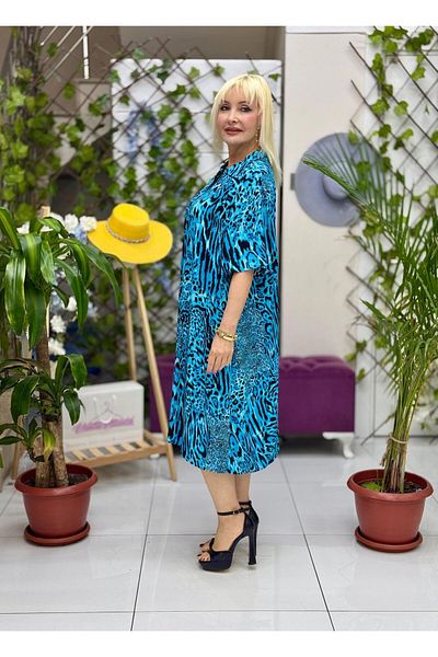 Punta Otantik Rm18102 Viscose Roman Dress