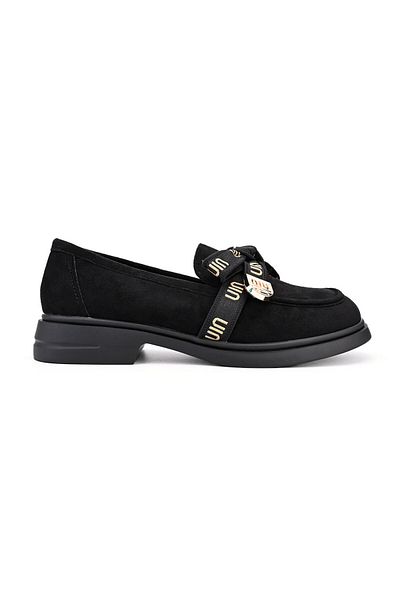 Tmall Women's casual shoes, Made of eco-leather suede, P1272, Black