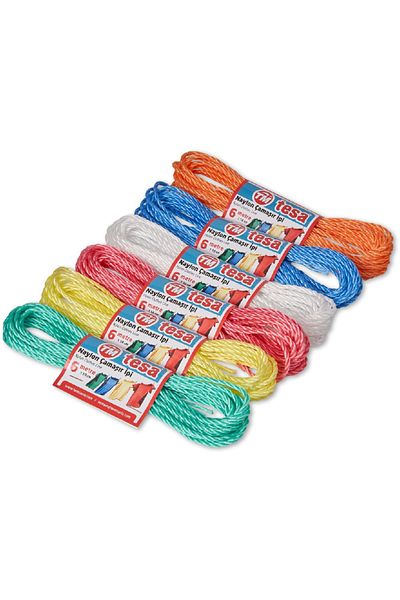 Tesa (4 Pieces) 6 Meters Multifunctional Colorful Clothesline 4×6 Meters