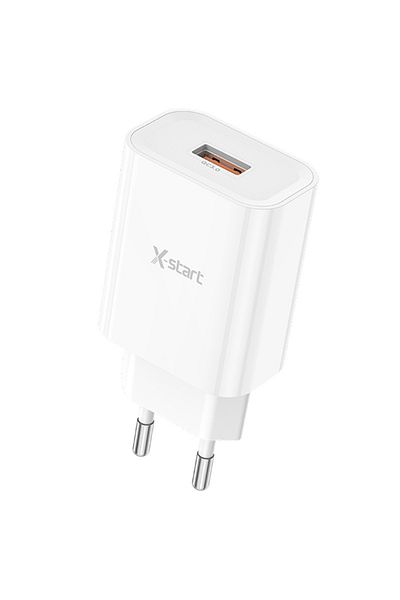 REDz Accessories Adaptor X-Start CDQ080, port USB QC3.0, încărcare rapidă 25W, alb