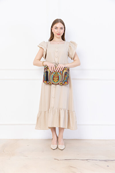 FARBAG Дамска чанта с етнически мотиви