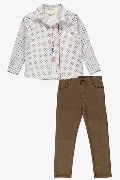 s.t. sebat tekstil Trodijelni set košulja za dečake