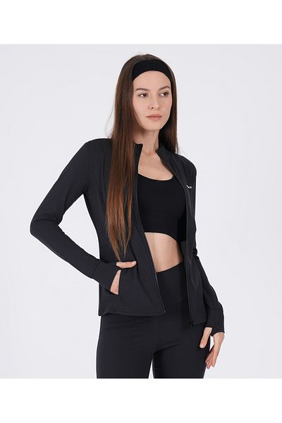 tootechin Modern Cut Essenza Sweat with Thumb and Zipper Detail