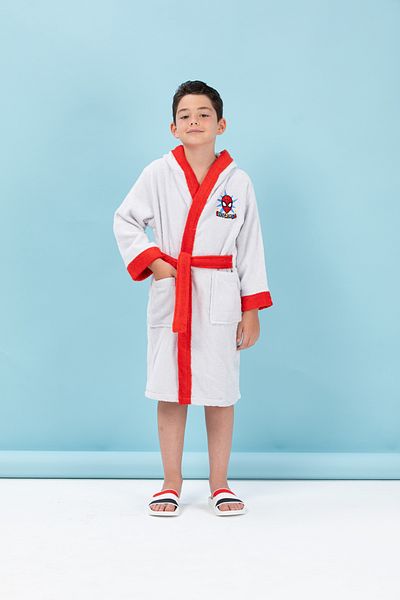 Özdilek Licensed Spiderman Children's Bathrobe