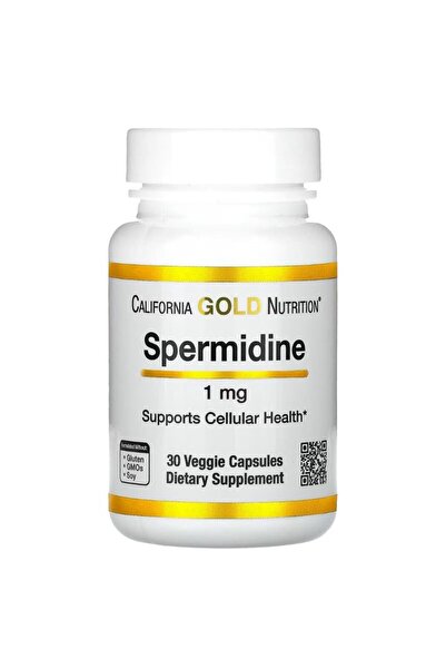 California Gold Nutrition , Spermidine 1 Mg 30 Veg Kapsül