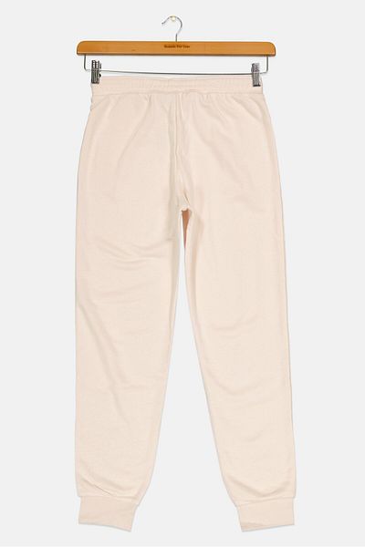 adidas Kids Girl Sportswear Fit Outdoor Sweatpants, Beige