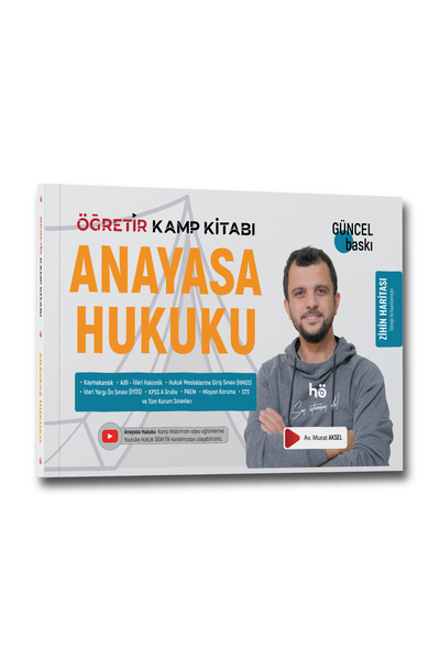 hukuk öğretir 2026 Anayasa Hukuku Öğretir Video Ders Kitabı- Kaymakamlık - Ha...