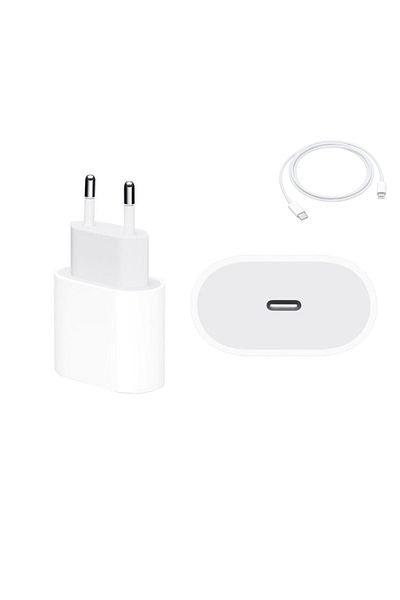 REDz Accessories Încărcător cu mufă + cablu lungime 2M pentru iPhone 12/13/14/14 Pro/14 Pro Max, încărcare rapidă, tip C, 20W
