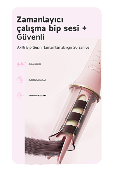 Pluzz Automatic Hair Curler Thick Water Wave 32mm Blue