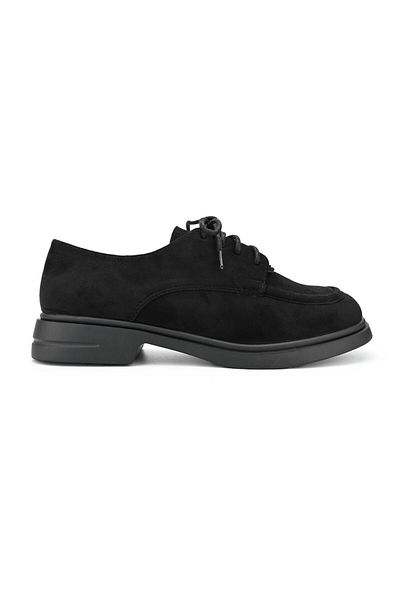 Tmall Women's casual shoes, Made of eco-leather suede, P1276, Black