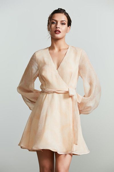 femi9 Wrap printed dress