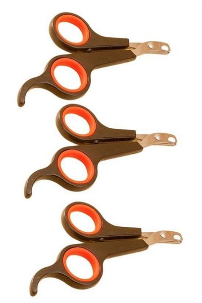 tedaks Small Steel Tip Cat Dog Pet Nail Clipper Paw Grooming Tool Ergonomic Non-Slip Handle