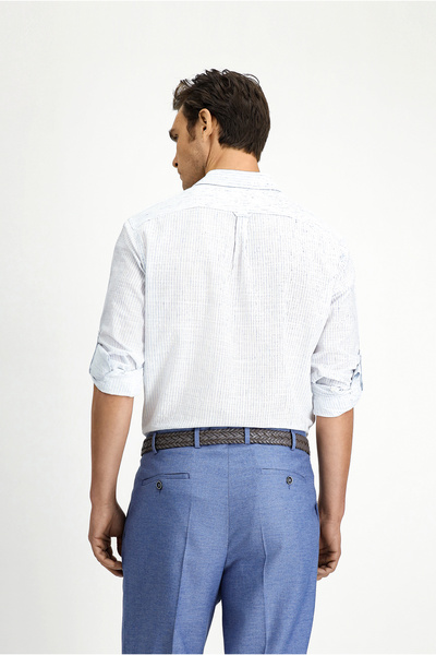 Kiğılı Μακρυμάνικο βαμβακερό αθλητικό πουκάμισο με ρυθμισμένη εφαρμογή