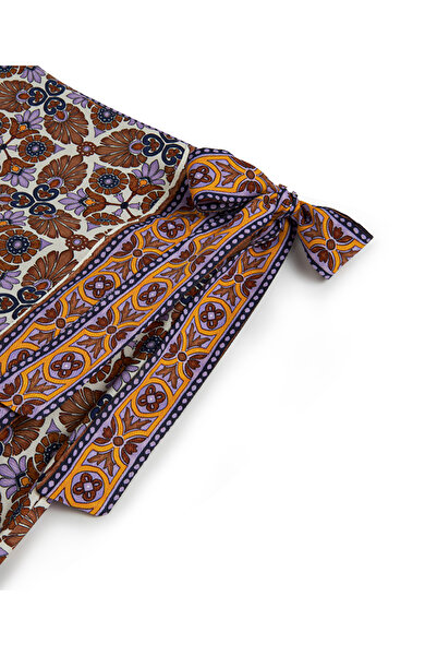 İpekyol Desenli şort etek