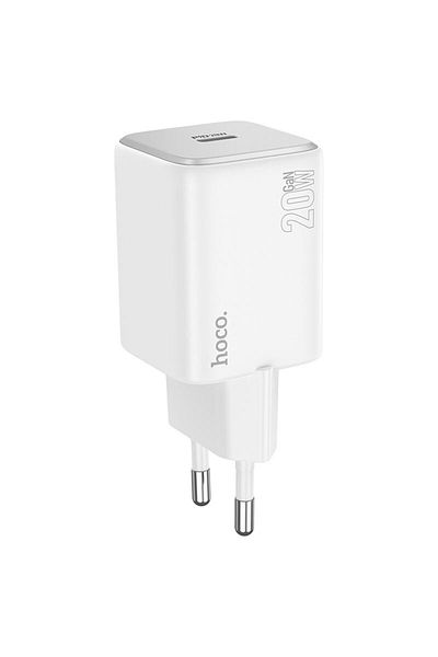 REDz Accessories Charging Socket, Hoco N40, Fast Charging 20w, Type-c Port, White