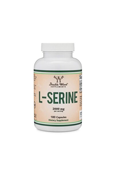 DOUBLE WOOD L-Serine 2,000Mg 45 Day Supply, 180 Capsules (Amino Acid for Sero...