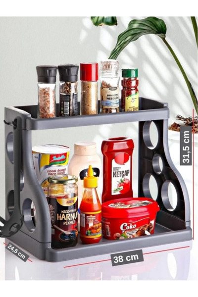 Parmeva Tezgah Üstü Çok Amaçlı Elegance Organizer Düzenleyici