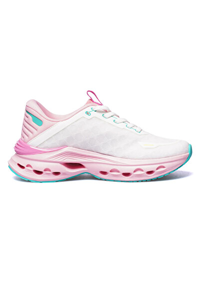 hummel Hml Hrzn Hafif Esnek Beyaz-Pembe Kadın Spor Ayakkabı