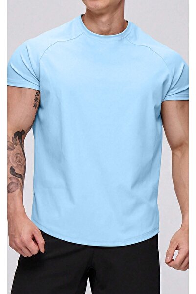 GHASSY CO. Ghassy Co. Men's Running Sports Reglan Oval Cut Jersey T-shirt