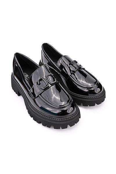 Tmall Women's casual shoes, Made of eco-leather, P1277, Black