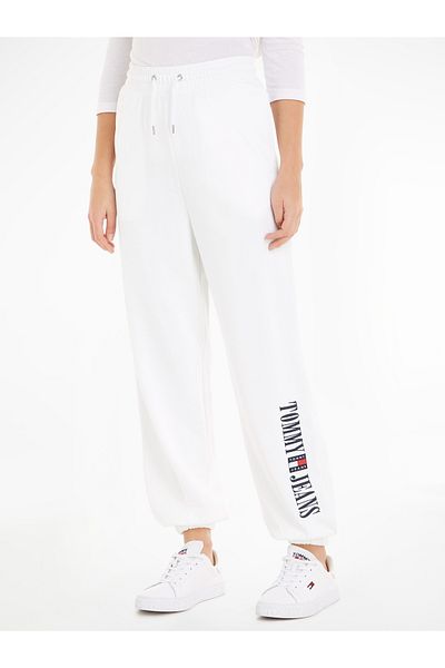 Tommy Hilfiger Womens White Archive Sweatpants