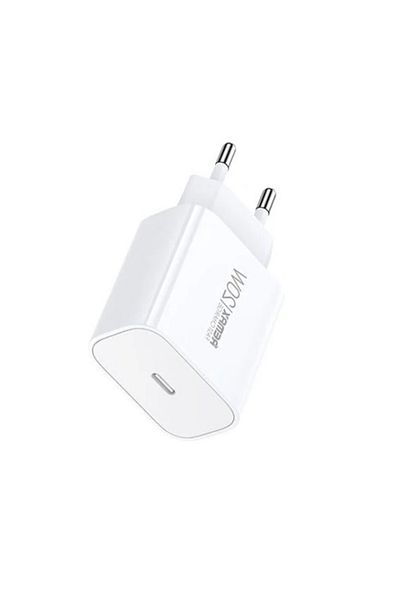 REDz Accessories Adaptor de încărcare REMAX, model RP-U133 20W, încărcare rapidă, intrare Type-C, alb