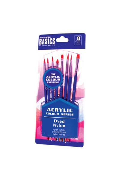 7MAGIC Set 8 pensule nylon Magi-Wap - acuarele