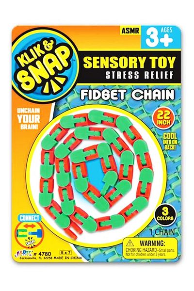 PopŞeker Discover Your Creativity with Klik Snap Stress Chain, Forget Your Stress!