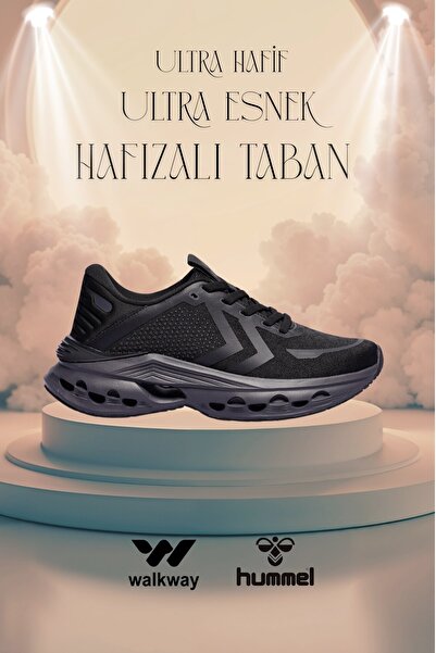 hummel Hml Hrzn Hafızalı Taban Siyah Spor Ayakkabı