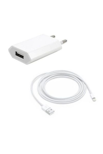 REDz Accessories Cablu de încărcare compatibil cu iPhone, Classic, 1a, 5w, alb