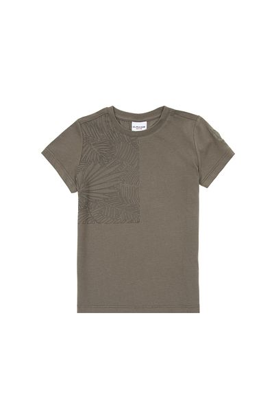U.S. Polo Assn. Boy's Khaki Crew Neck T-Shirt 50307172-Vr027