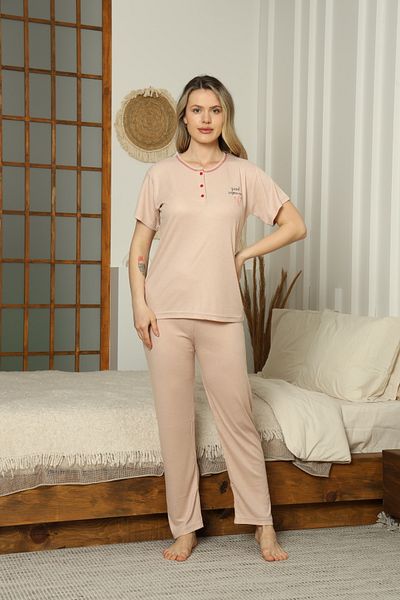 LİLA İÇ GİYİM Γυναικεία κοντομάνικη πιτζάμα Viscose